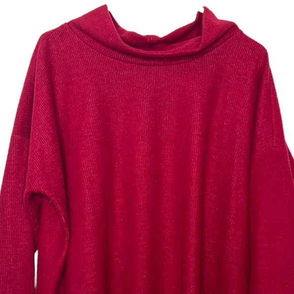 Anthropologie Theresa Mock Turtleneck Sweater Tunic Top - Picture 3 of 8